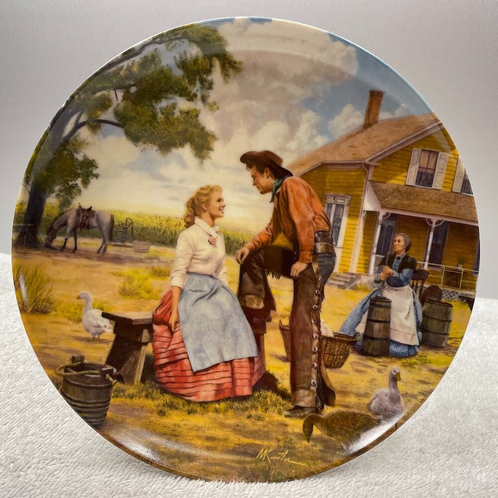 EUC Vintage 1985 Knowles Collectible Plate, "Oh. What a Beautiful Mornin'."